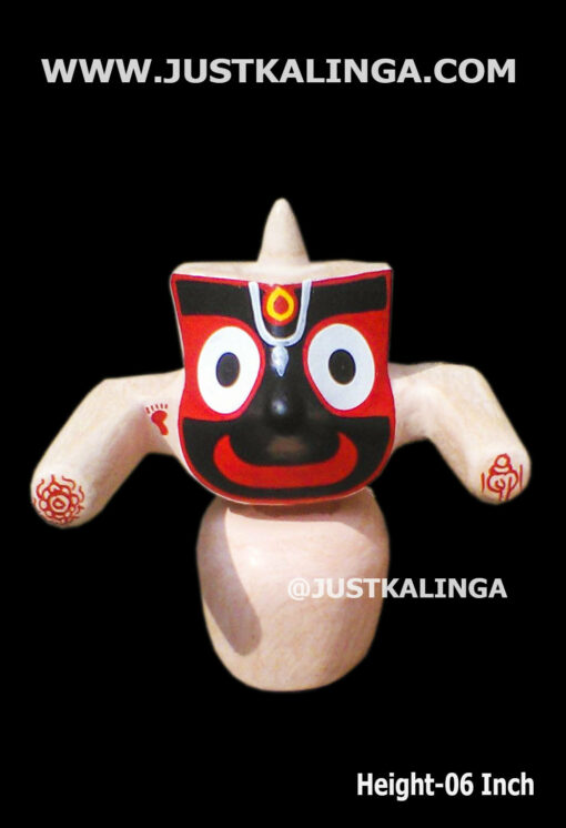 Shri Jagannath Mahaprabhu Pratitopaban (Mohon Rupam) "Pure Neem Wooden idols " 06 inches . | Justkalinga.com.