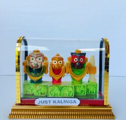 Best Car Dashboard idols: Jagannath Mahaprabhu Glass framed Set 14 cm | Justkalinga.com.