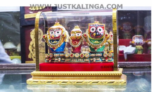 Best Car Dashboard idols: Jagannath Mahaprabhu (stone) MARBLE MURTY with glass framed | Justkalinga.com.