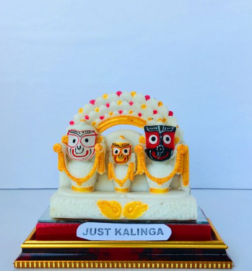 Best Car Dashboard idols: Jagannath Mahaprabhu With (Ratna Chair) Glass framed Set 13 cm | Justkalinga.com.