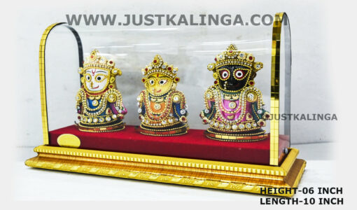 Shri Jagannath Mahaprabhu Glass framed Set Height-06 inch | Justkalinga.com.