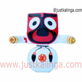 Lord Shri Jagannath Mahaprabhu Pratitopaban (WHITE) "Pure Neem Wooden Deity"10 cm That can instantly make your ambiance like temple . | Justkalinga.com.