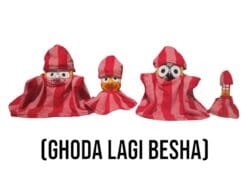 Ghoda Lagi Besha for Shri Jagannath Mahaprabhu and siblings, made from soft velvet to keep deities warm in winter.