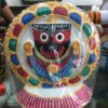 Lord shri Jagannath Mahaprabhu Marbles Art Idol 20 CMs _  with color sudarsan | Justkalinga.com.