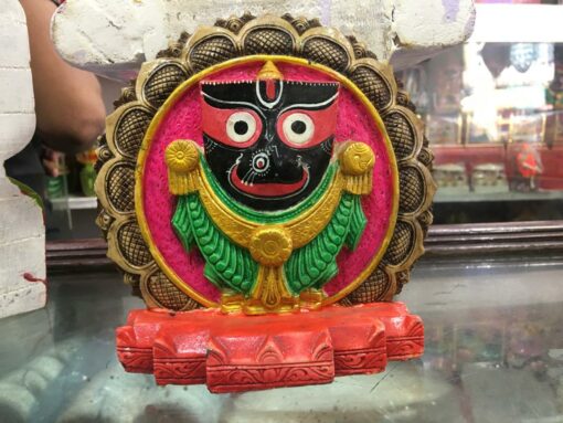 Lord shri Jagannath mahaprabhu Marbles Art Idol 20 CMs _  with sudarsan | Justkalinga.com.