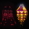 PLAM LEAF LORD JAGANNATH MAHAORABHU LAMP SHADES (THE DIVINE LIGHT)- RED | Justkalinga.com.