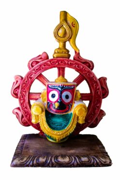 Mahaprabhu Marbles Art Idol Height 15 x 8 x 6 CMs _ Nila Chakra | Justkalinga.com.