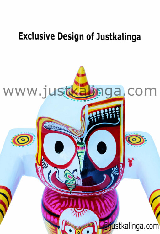 Lord Jagannath Kundalini Instant Spiritual Tool Pure Neem Woden Murti Height 25 CM | Justkalinga.com.