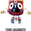 A white colored murti of Lord Shri Jagannath Mahaprabhu in Pratitopaban form, crafted from pure neem wood. It is 12 cm tall and is described as bringing a divine presence to your home and its intricate design and spiritual essence make it perfect for daily worship.