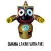 it's likely an image of a 7-inch golden statue of Lord Jagannath Mahaprabhu in his Maha Lakshmi Varnam form.