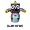 the statue depicts Lord Jagannath in his manifestation associated with prosperity and good fortune.