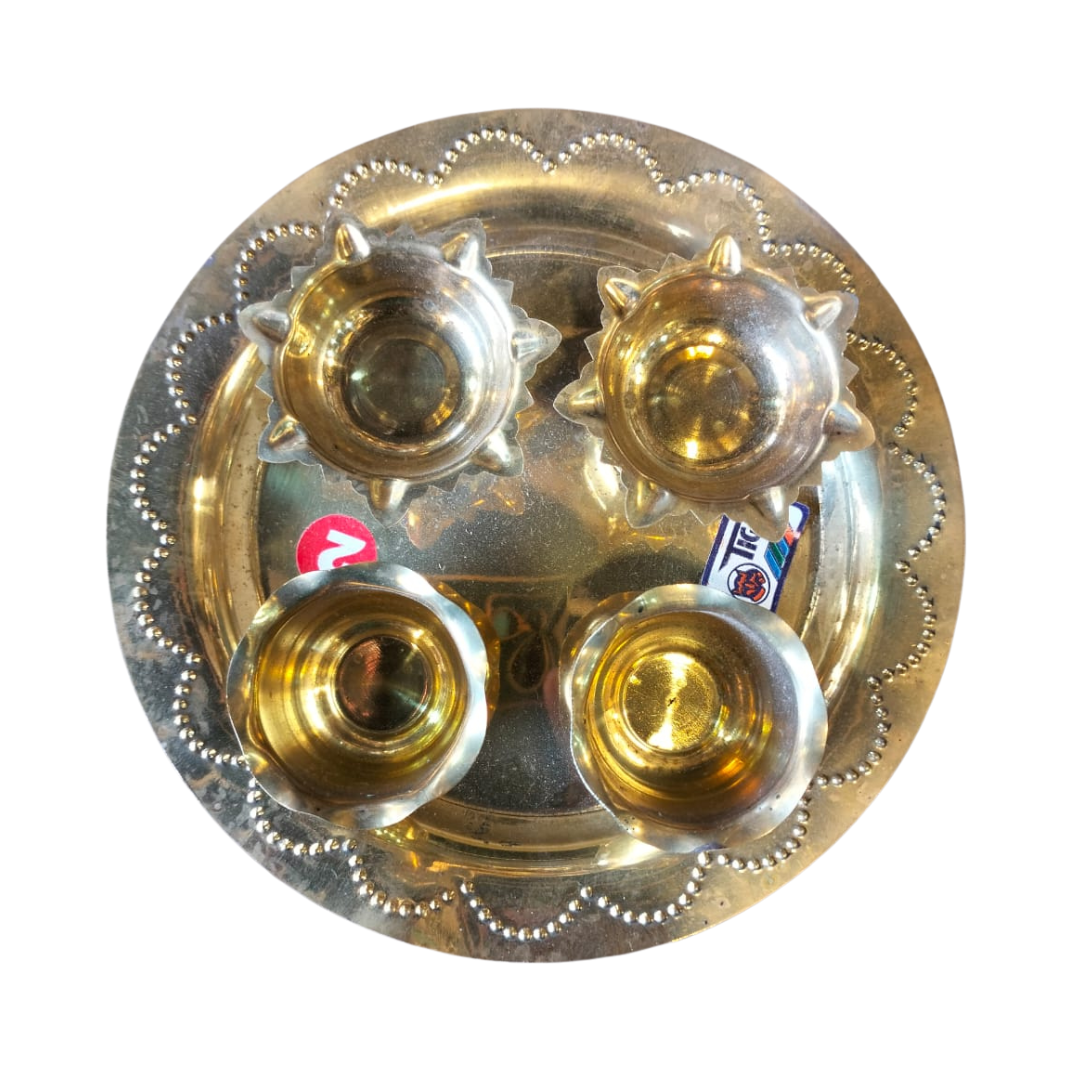 Brass Pooja Items - Spiritual Items from Jagannath Puri, Odia for