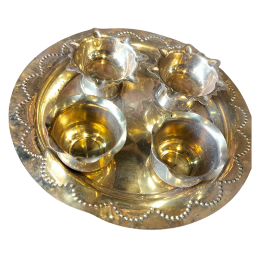 brass puja thali by justkaling.com
