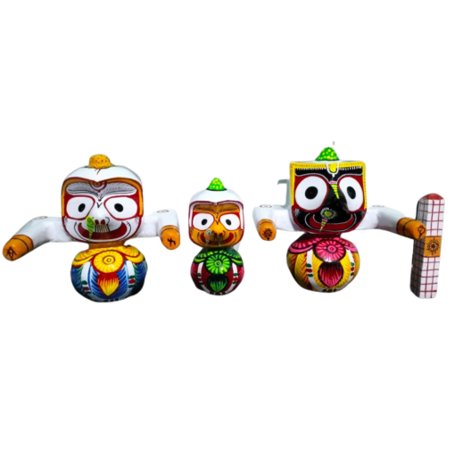 Jagannath & siblings 6 inches murti by justkaling.com