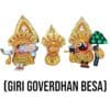 Giri Govardhan Besha for Lord Jagannath and Balarama murtis, enhancing home altars and expressing devotion. Includes Nirmalya Mahaprasadam and Sanjua.