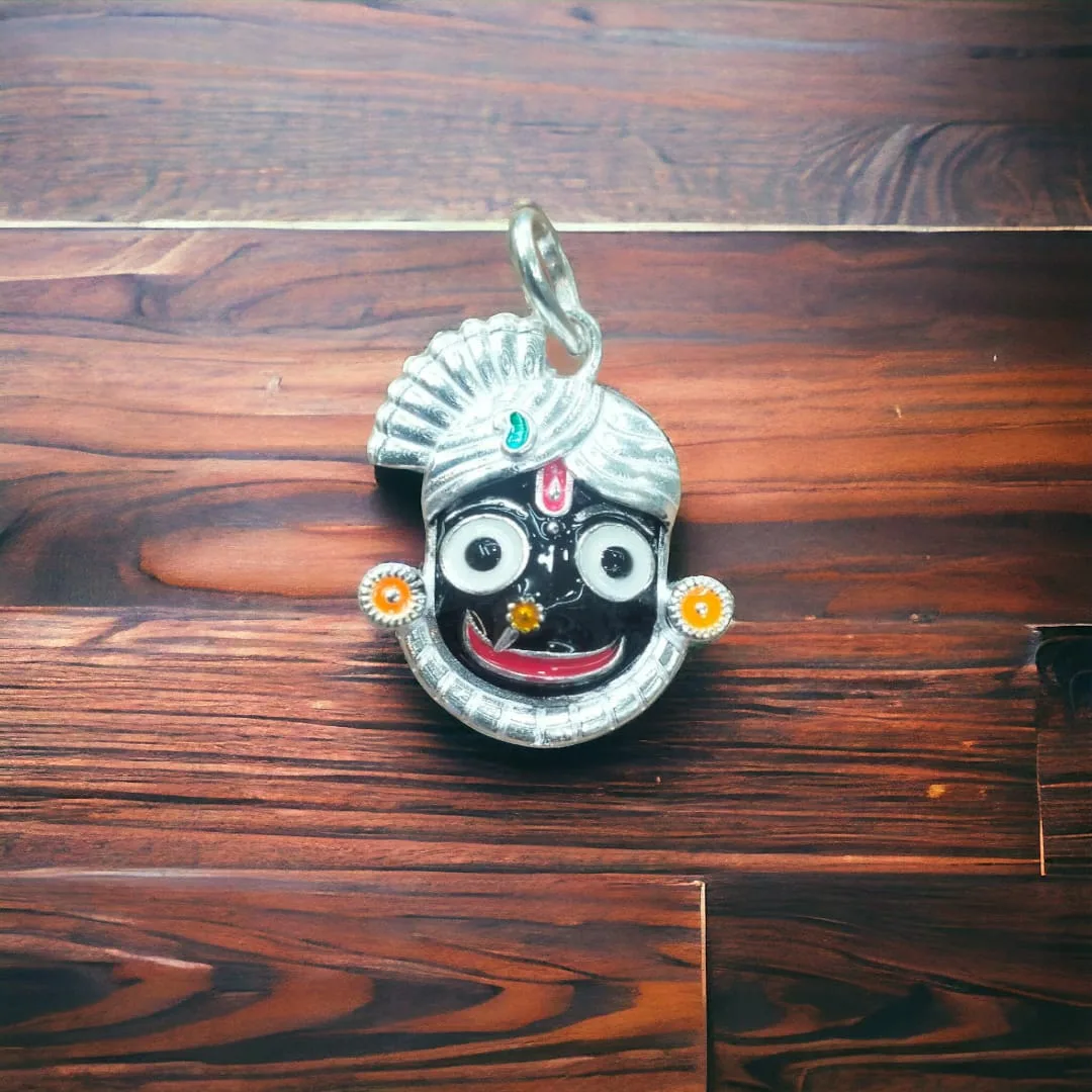 Shri Jagannath Mahaprabhu's Silver locket Spiritual Items from