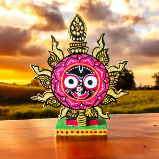 buy Wooden nilachakra of shri jagannath from justkalinga.com