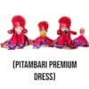 Premium Dress Set of Shri Jagannath Mahaprabhu with Mukut (15 pcs), made of silk pata cloth. Includes various colorful dresses, headgears and other adornments. Available in different sizes.