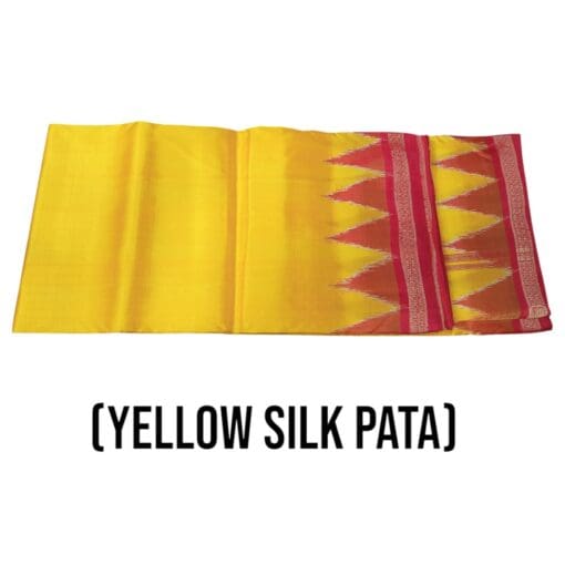 Yellow silk Pata cloth, a radiant garment for Lord Jagannath.