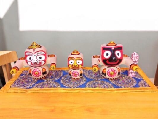 Beautiful divine Asan cloth for Shri Jagannath Mahaprabhu