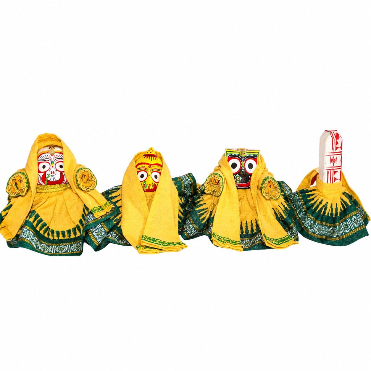 Royal Yellow Cotton Dress Set